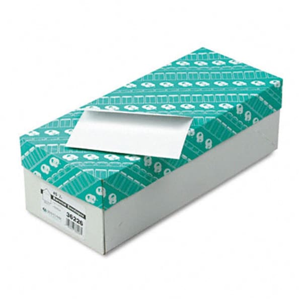 Quality Park Classic Style Invitation Envelope Contemporary #5 1/2 White 500/box QU32688 - main